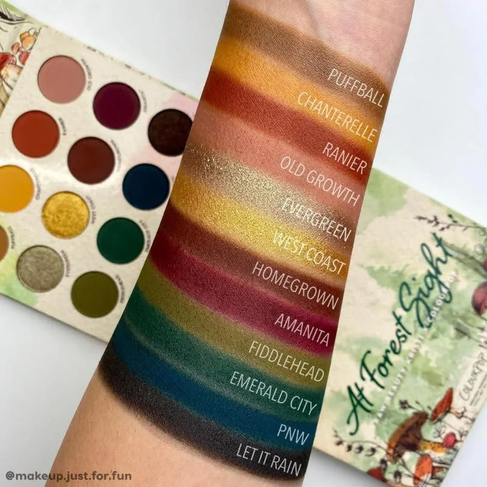 BNIB Colourpop x Raw Beauty Kristi AT FOREST SIGHT Vegan Eyeshadow Palette